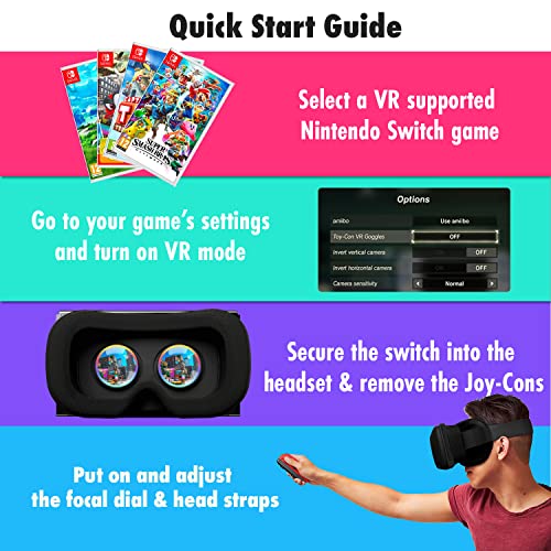 Orzly VR Headset for Nintendo Switch & Switch OLED Console