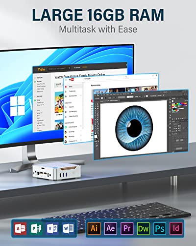 NiPoGi Mini PC W-11: Intel Alder Lake-N95 (High Performance)