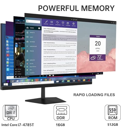 27" FHD Gaming Desktop PC Intel Core i7, 16GB RAM, 512GB SSD