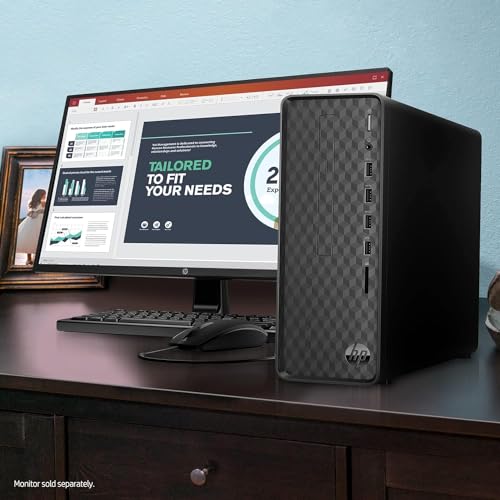 HP Slim Desktop PC | Intel Pentium Silver | 4GB RAM | 128GB SSD