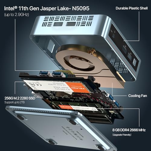 Intel 11th Gen Mini PC: 8GB DDR4 256GB SSD