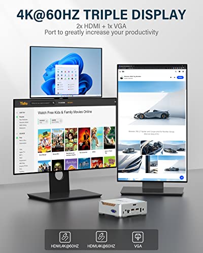 NiPoGi Mini PC W-11: Intel Alder Lake-N95 (High Performance)
