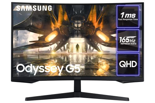 Samsung Odyssey 27" AG550 QHD Curved Gaming Monitor