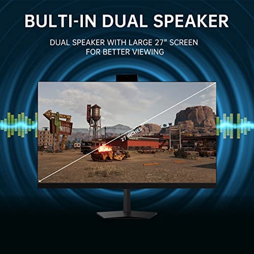 27" FHD Gaming Desktop PC Intel Core i7, 16GB RAM, 512GB SSD