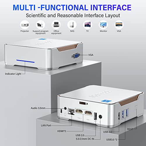 Mini PC Intel Alder Lake-Ν95, 8GB RAM, 256GB SSD