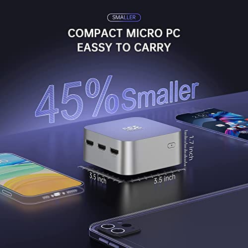 ACEMAGICIAN T8Plus Mini PC, 12th Gen Intel 16GB 512GB