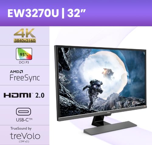 BenQ 32" 4K Monitor with Speaker, Freesync