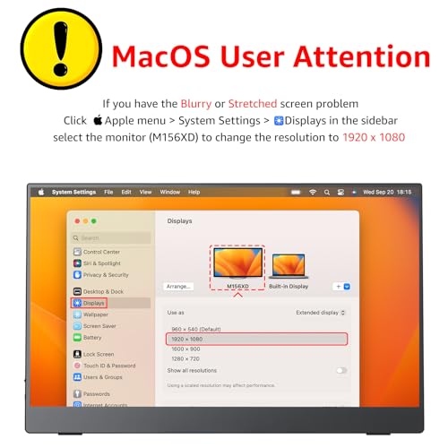 Cocopar USB-C 15.6 Inch FHD Portable Monitor