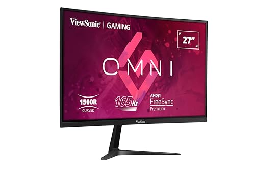 27-inch Curved Gaming Monitor,165Hz,1ms,Speakers,Adaptive Sync