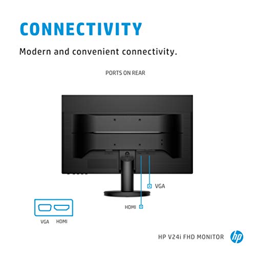 HP v24i Full HD Monitor - 23.8" (VGA, HDMI)
