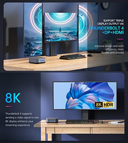 ACEMAGICIAN TK11 Mini PC, Intel Core i7 11390H