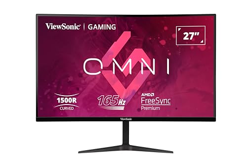 27-inch Curved Gaming Monitor,165Hz,1ms,Speakers,Adaptive Sync