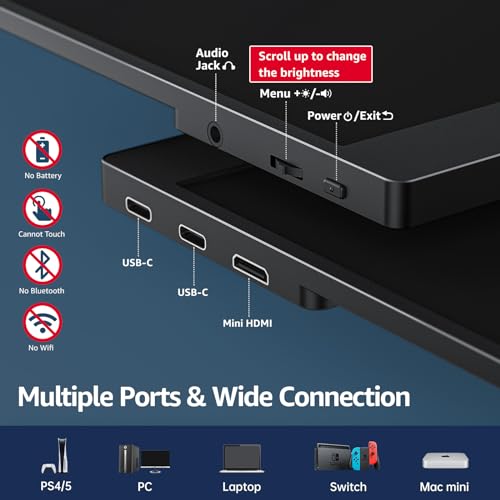 Cocopar USB-C 15.6 Inch FHD Portable Monitor