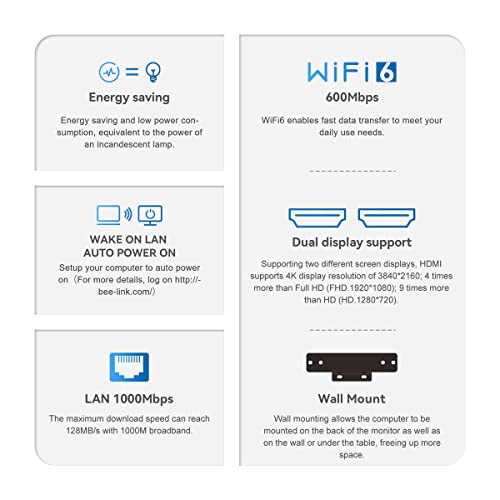 Beelink 12th Gen Intel Alder Lake-N100 Mini PC