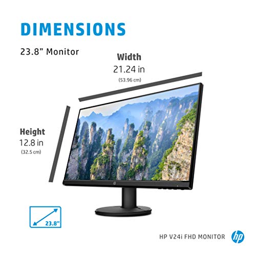 HP v24i Full HD Monitor - 23.8" (VGA, HDMI)