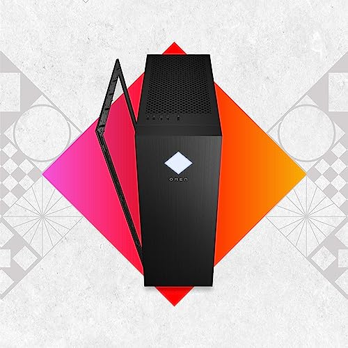 HP Omen 25L Gaming Desktop PC - Ryzen 5-5600G, 16GB RAM, 1TB SSD, RTX 3060