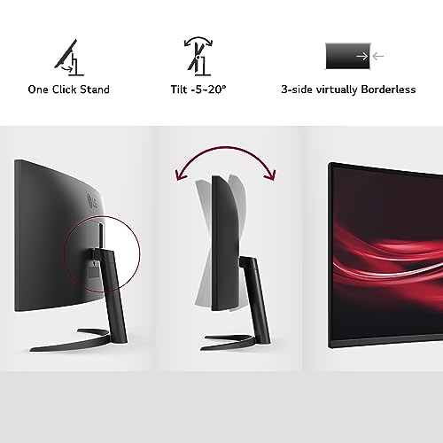 LG 34WR50QC UltraWide Curved Monitor, 34", 1440p