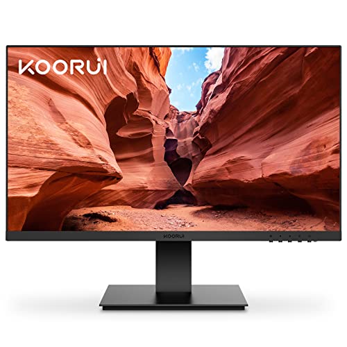 KOORUI 24" FHD Monitor, Ultra-slim Bezels, 75Hz