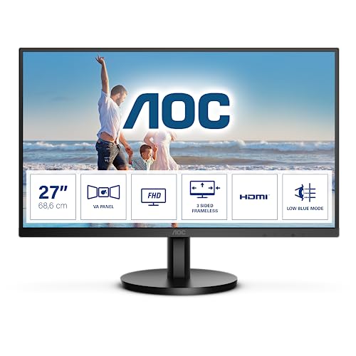 27-inch FHD Monitor with FreeSync & Frameless Design
