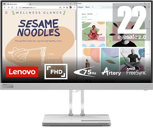 Lenovo L22e-40: 22" FHD Monitor with 75Hz