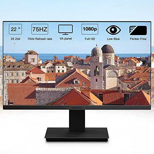 KOORUI 22" Full HD Business Computer Monitor