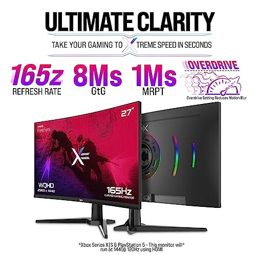XC27WQ 27" Gaming Monitor with Curved RGB