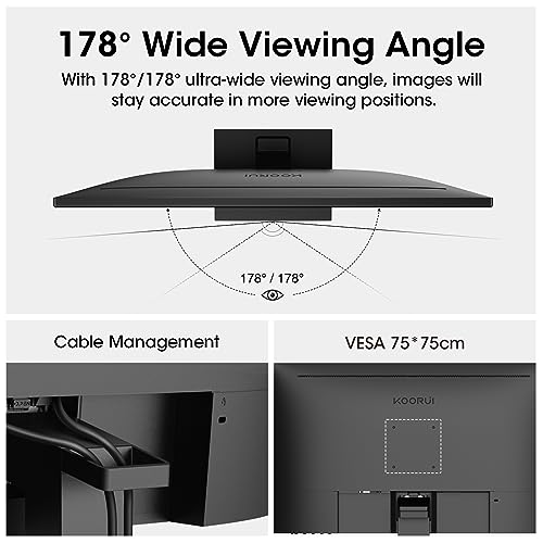 24" FHD Monitor, 1920 x 1080p, 100Hz, Ultra-Slim