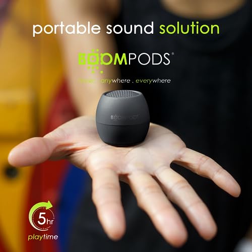Smallest Alexa Waterproof Speaker with Big Sound - Grey