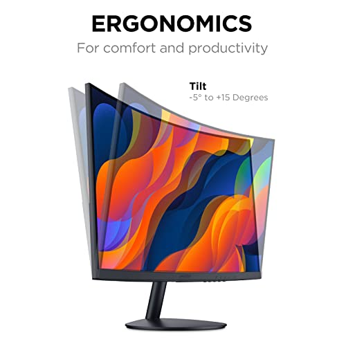 KOORUI 24" Curved Gaming Monitor - Full HD, HDMI