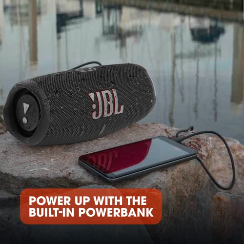 JBL Charge 5 - Waterproof Bluetooth Speaker with Deep Bass