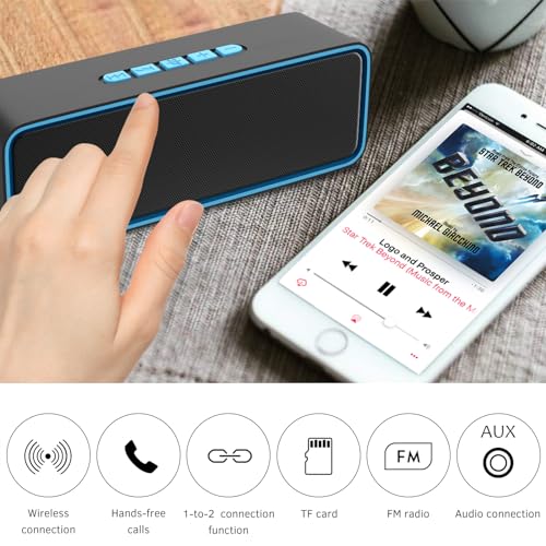 Sonkir Wireless 5.0 Mini Speaker - Blue