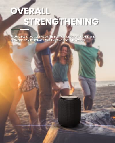 NOTABRICK Portable Bluetooth Speaker: 15W Stereo, Enhanced Bass
