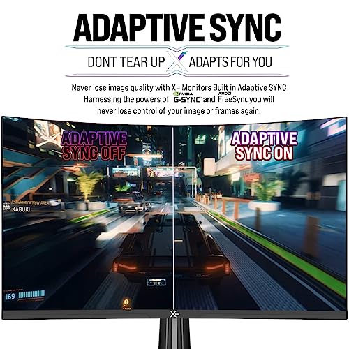 XC27WQ 27" Gaming Monitor with Curved RGB