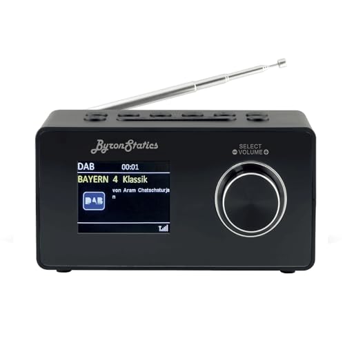 ByronStatics Bluetooth DAB+ FM Radio, 2.1" Display