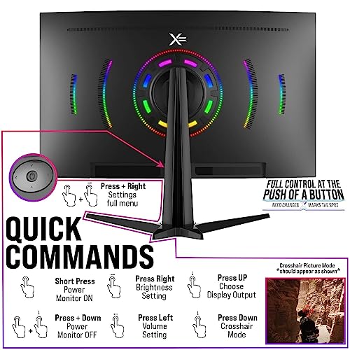 XC27WQ 27" Gaming Monitor with Curved RGB