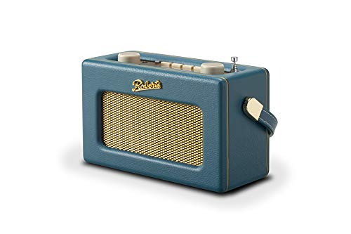 Roberts Rev-Uno Retro Bluetooth Portable Radio - Teal Blue
