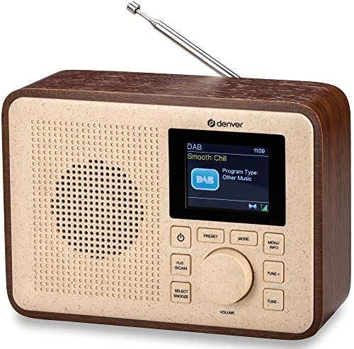 Portable Bluetooth DAB+ Radio with Dual Alarm