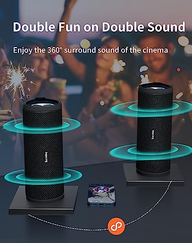 Waterproof Portable Bluetooth Speaker with LED Light [7 words]