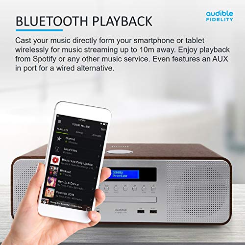 Complete Hi-Fi System with CD Player, Speakers & Bluetooth