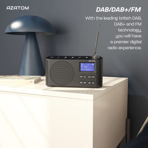 Portable Digital Radio with Bluetooth and Dual Alarm