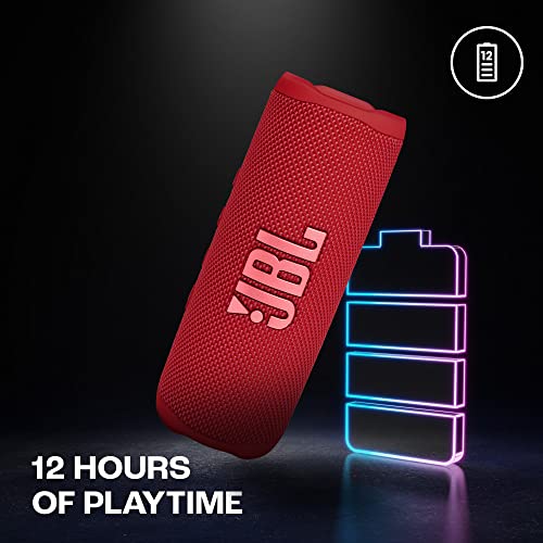 JBL Flip 6 Portable Bluetooth Speaker - Red