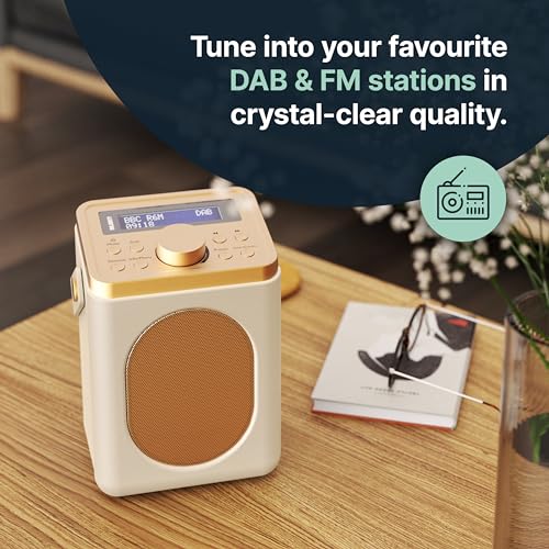 Bluetooth DAB+ Radio | Extended Battery | Dual Alarm