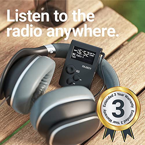 Portable Radio | FM & DAB | USB Charging | Headphones