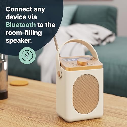 Bluetooth DAB+ Radio | Extended Battery | Dual Alarm