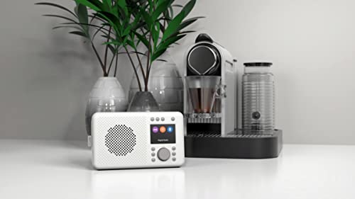 ELAN DAB+ Radio: Bluetooth, TFT Display, Stone Grey