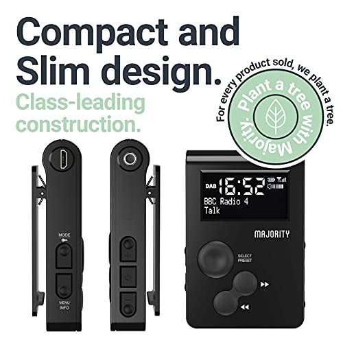 Portable Radio | FM & DAB | USB Charging | Headphones