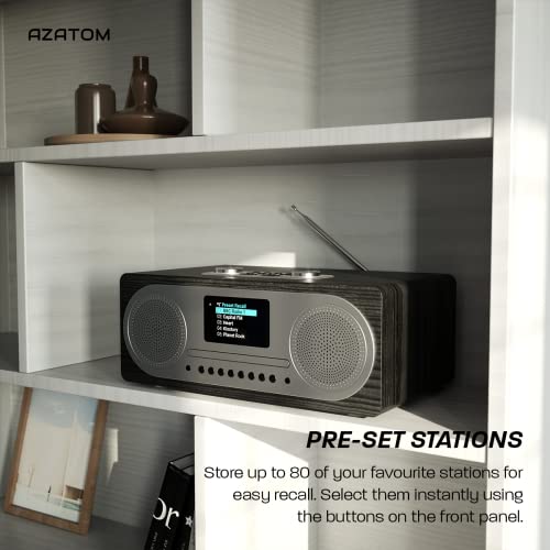 Hi-Fi Speaker System with DAB+ FM, CD, Bluetooth