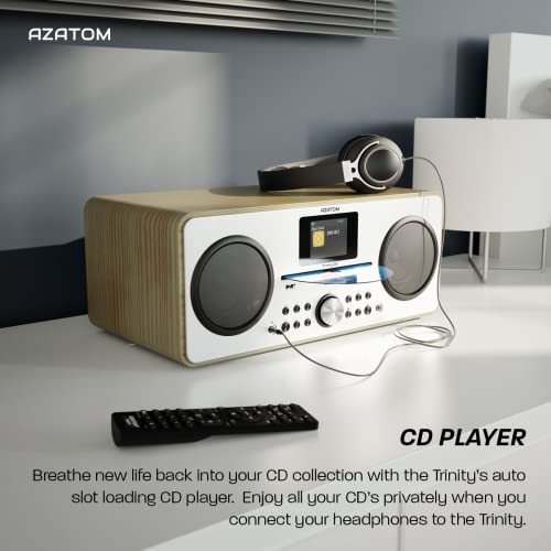 Digital FM Radio with CD Player, Bluetooth Speaker