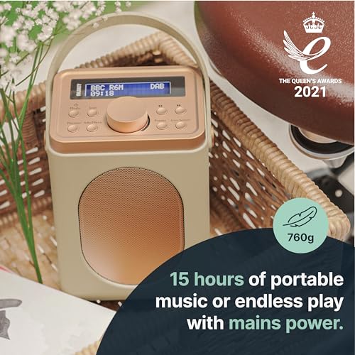 Bluetooth DAB+ Radio | Extended Battery | Dual Alarm