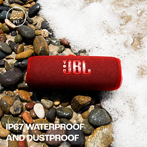 JBL Flip 6 Portable Bluetooth Speaker - Red